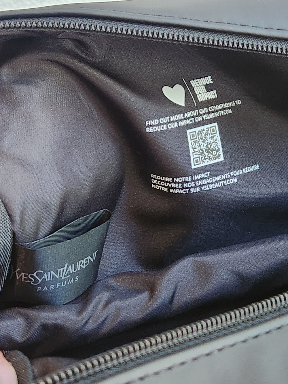 Yves Saint Laurent Black Makeup Travel Case - Picture 4 of 6